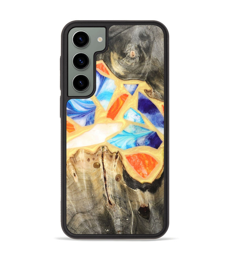 Galaxy S23 Plus Wood Phone Case - Micah (Stained Glass, 821747)