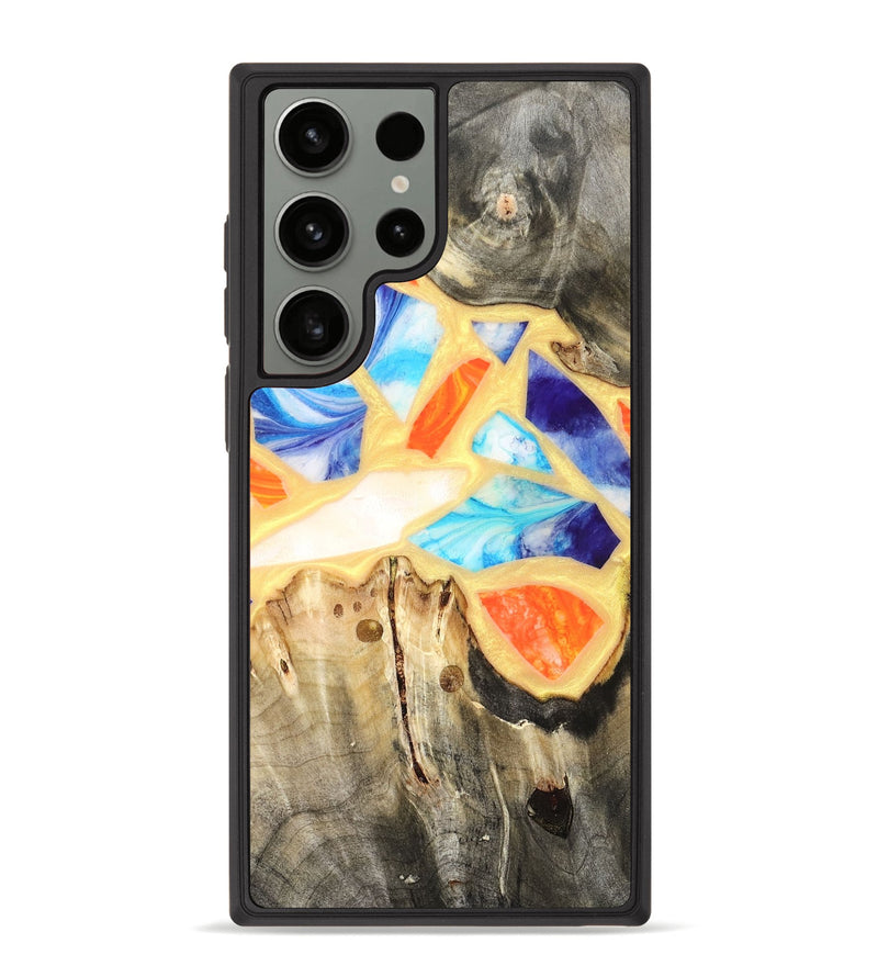 Galaxy S23 Ultra Wood Phone Case - Micah (Stained Glass, 821747)