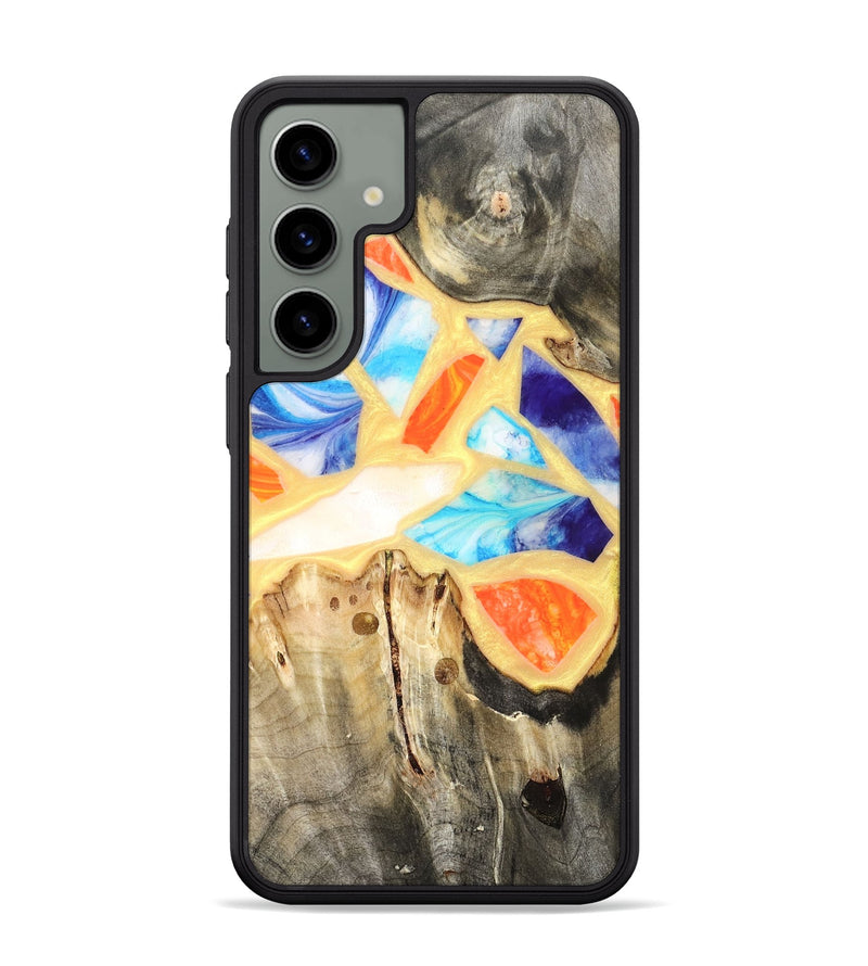 Galaxy S24 Plus Wood Phone Case - Micah (Stained Glass, 821747)