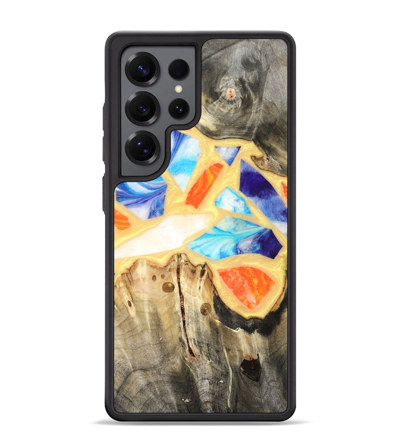 Galaxy S25 Ultra Wood Phone Case - Micah (Stained Glass, 821747)