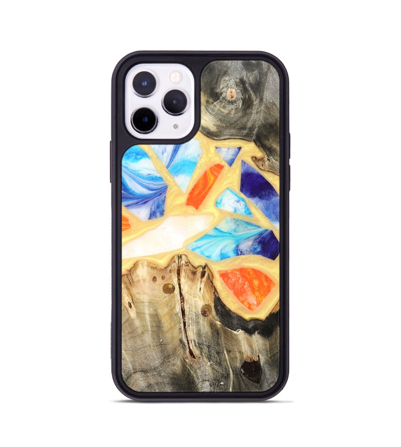 iPhone 11 Pro Wood Phone Case - Micah (Stained Glass, 821747)