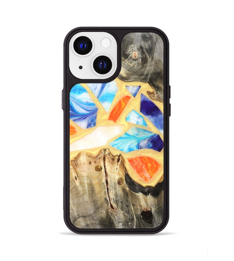 iPhone 13 Wood Phone Case - Micah (Stained Glass, 821747)