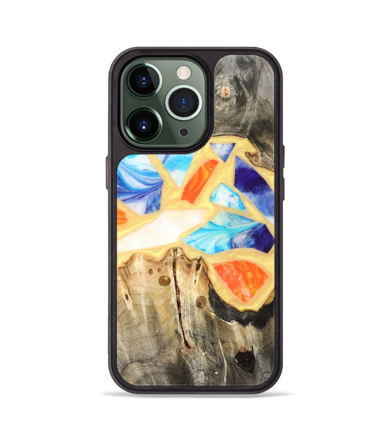 iPhone 13 Pro Wood Phone Case - Micah (Stained Glass, 821747)