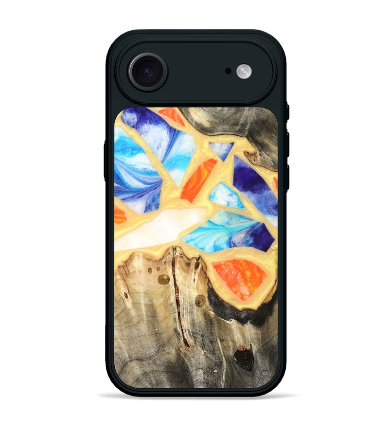 iPhone 17 Air Wood Phone Case - Micah (Stained Glass, 821747)