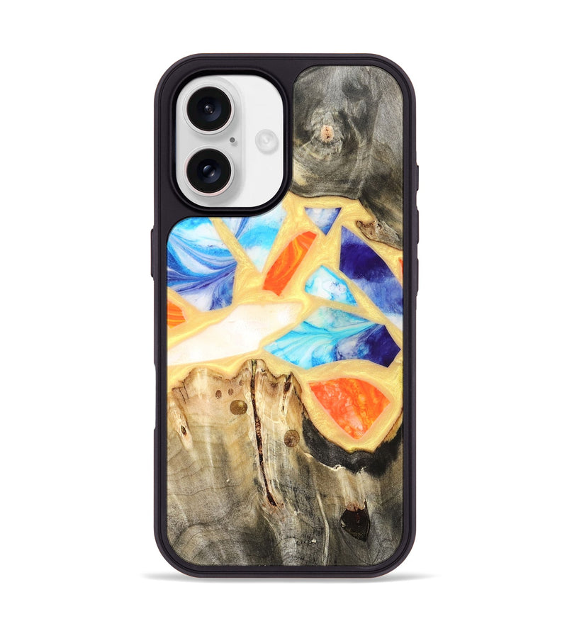 iPhone 17 Wood Phone Case - Micah (Stained Glass, 821747)