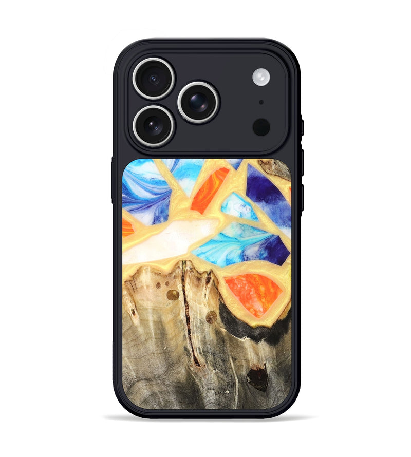 iPhone 17 Pro Wood Phone Case - Micah (Stained Glass, 821747)