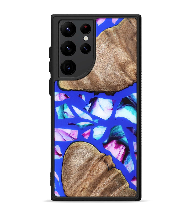 Galaxy S22 Ultra Wood Phone Case - Jaheim (Stained Glass, 821757)