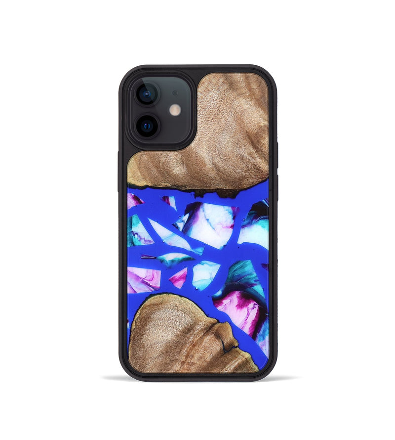 iPhone 12 mini Wood Phone Case - Jaheim (Stained Glass, 821757)