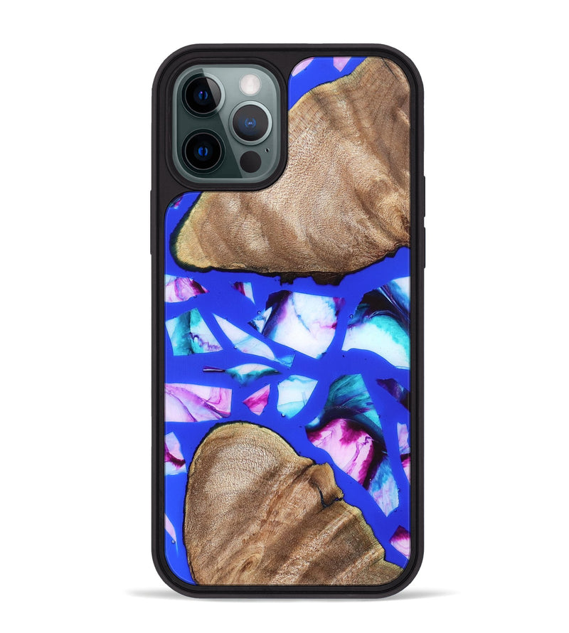 iPhone 12 Pro Max Wood Phone Case - Jaheim (Stained Glass, 821757)