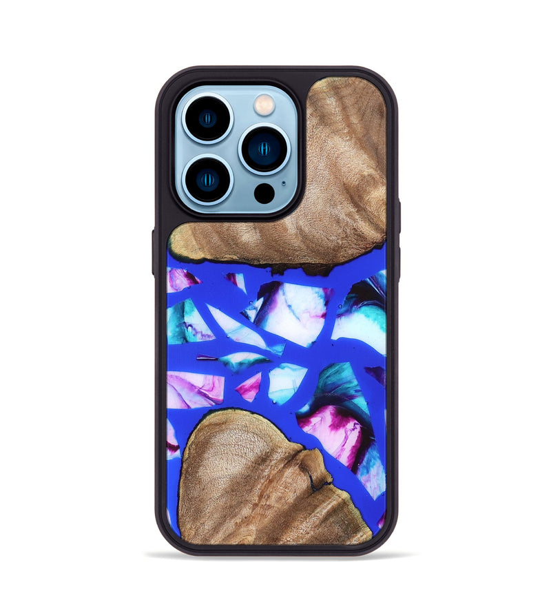 iPhone 14 Pro Wood Phone Case - Jaheim (Stained Glass, 821757)