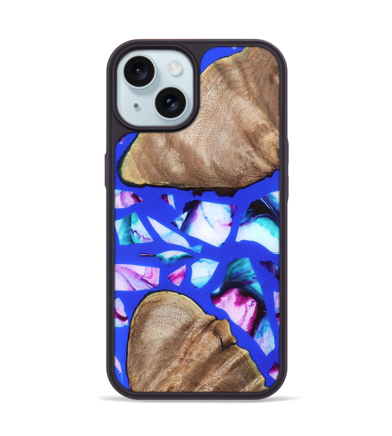iPhone 15 Wood Phone Case - Jaheim (Stained Glass, 821757)