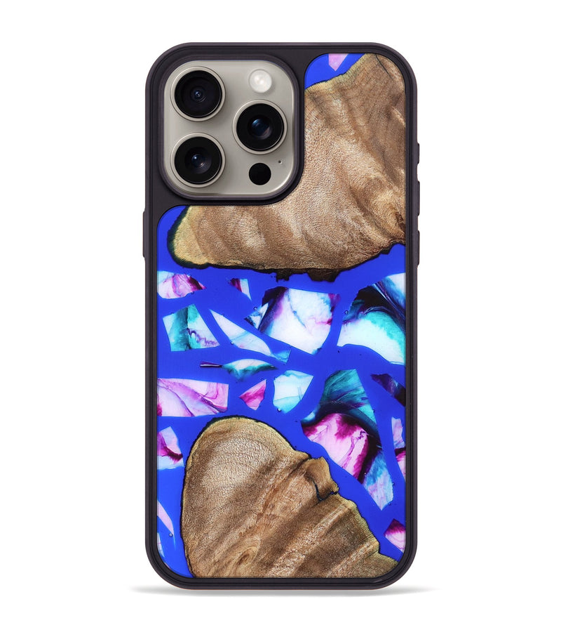 iPhone 15 Pro Max Wood Phone Case - Jaheim (Stained Glass, 821757)