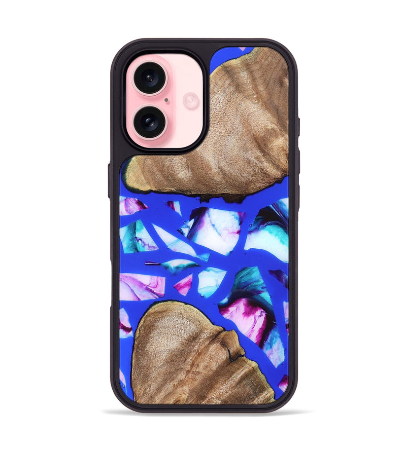 iPhone 16 Wood Phone Case - Jaheim (Stained Glass, 821757)