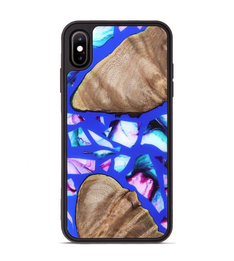 iPhone Xs Max Wood Phone Case - Jaheim (Stained Glass, 821757)