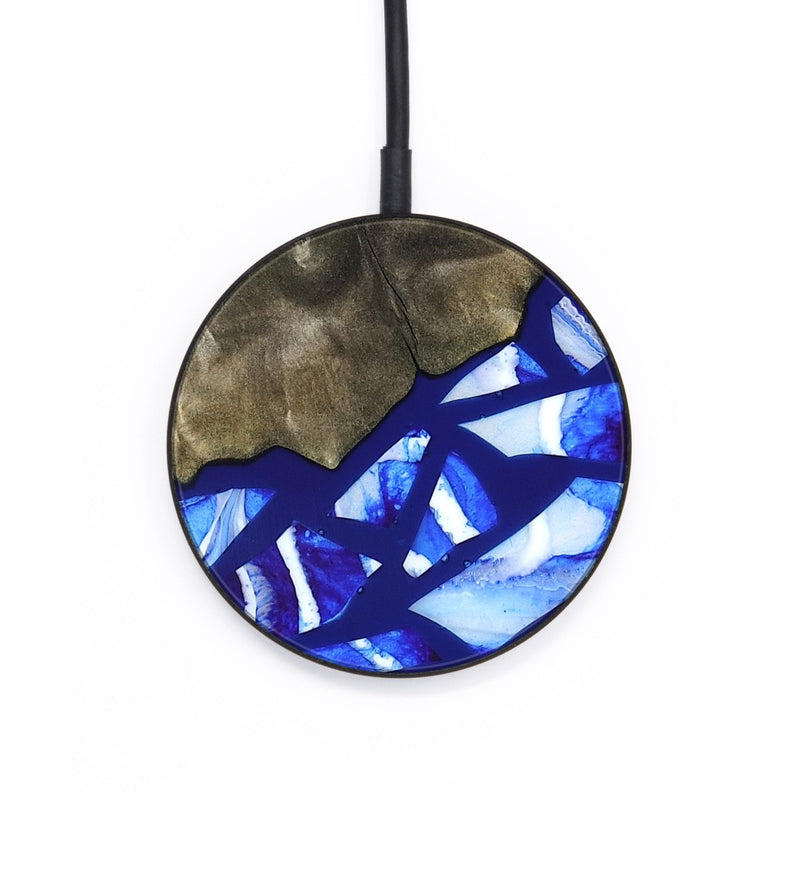 Circle Wood Wireless Charger - Lakelyn (Stained Glass, 821758)