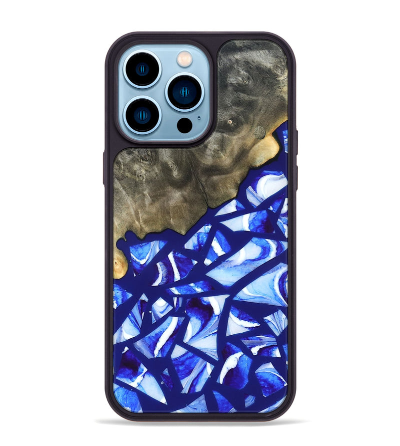 iPhone 14 Pro Max Wood Phone Case - Lakelyn (Stained Glass, 821758)