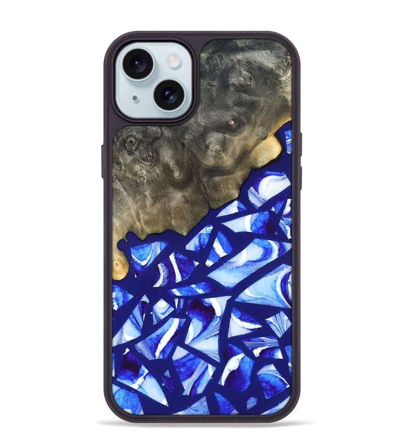 iPhone 15 Plus Wood Phone Case - Lakelyn (Stained Glass, 821758)