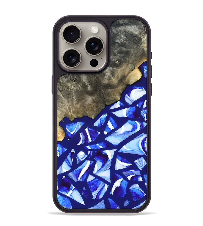 iPhone 15 Pro Max Wood Phone Case - Lakelyn (Stained Glass, 821758)