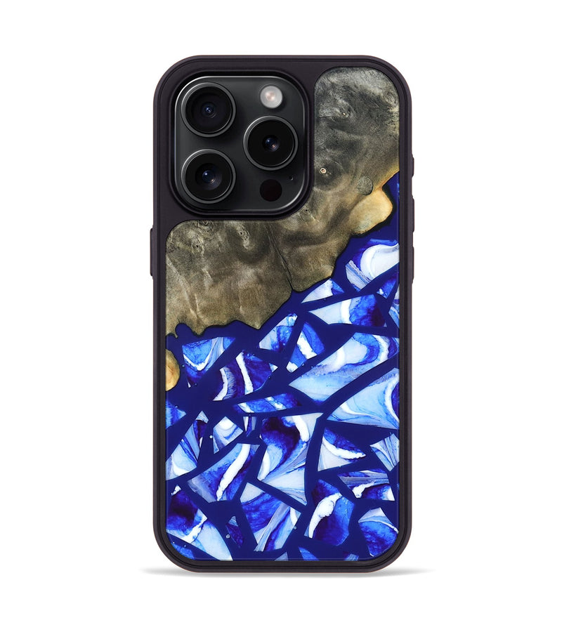 iPhone 15 Pro Wood Phone Case - Lakelyn (Stained Glass, 821758)