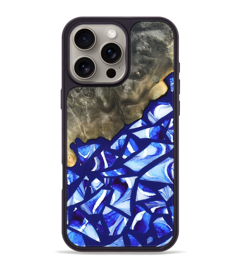iPhone 16 Pro Max Wood Phone Case - Lakelyn (Stained Glass, 821758)