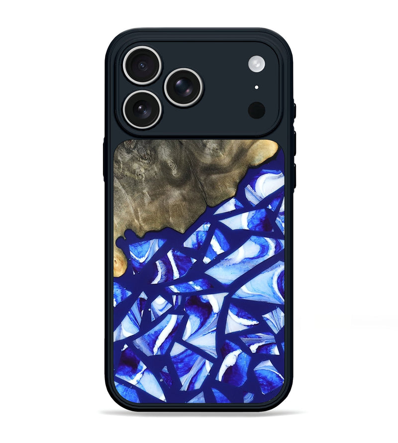 iPhone 17 Pro Max Wood Phone Case - Lakelyn (Stained Glass, 821758)