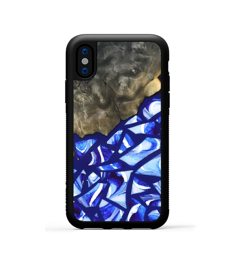 iPhone Xs Wood Phone Case - Lakelyn (Stained Glass, 821758)