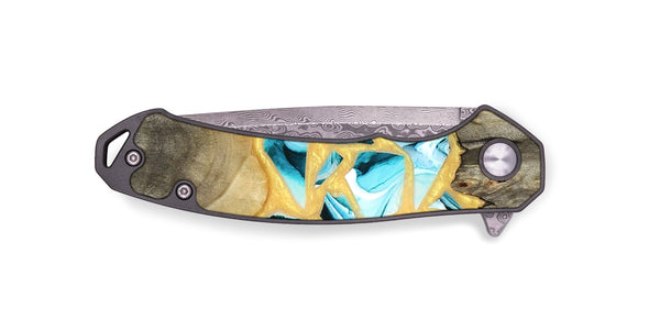 EDC Wood Pocket Knife - Lorine (Stained Glass, 821761)