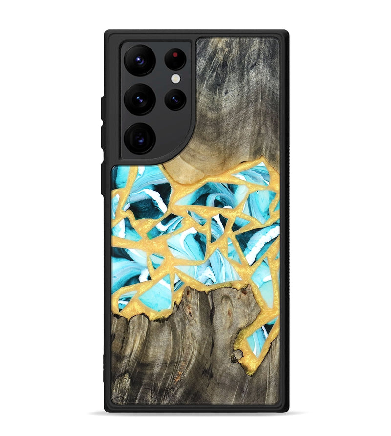 Galaxy S22 Ultra Wood Phone Case - Lorine (Stained Glass, 821761)