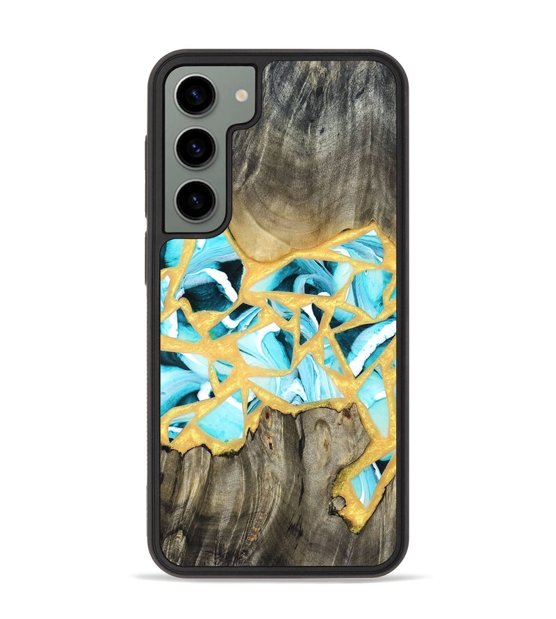 Galaxy S23 Plus Wood Phone Case - Lorine (Stained Glass, 821761)