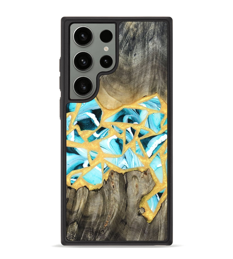 Galaxy S23 Ultra Wood Phone Case - Lorine (Stained Glass, 821761)