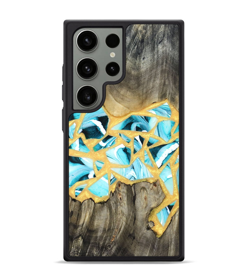 Galaxy S24 Ultra Wood Phone Case - Lorine (Stained Glass, 821761)