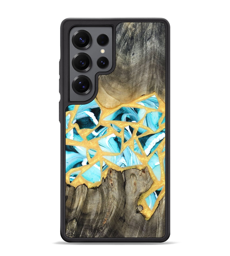 Galaxy S25 Ultra Wood Phone Case - Lorine (Stained Glass, 821761)