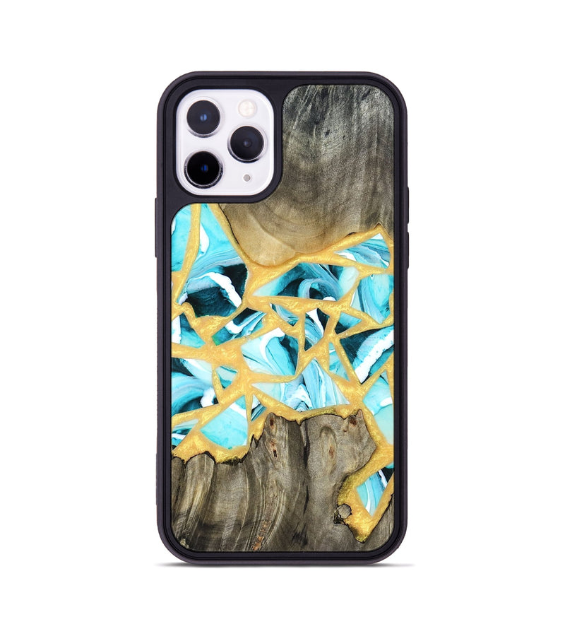 iPhone 11 Pro Wood Phone Case - Lorine (Stained Glass, 821761)