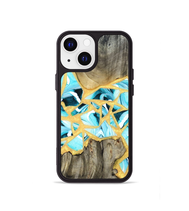 iPhone 13 mini Wood Phone Case - Lorine (Stained Glass, 821761)