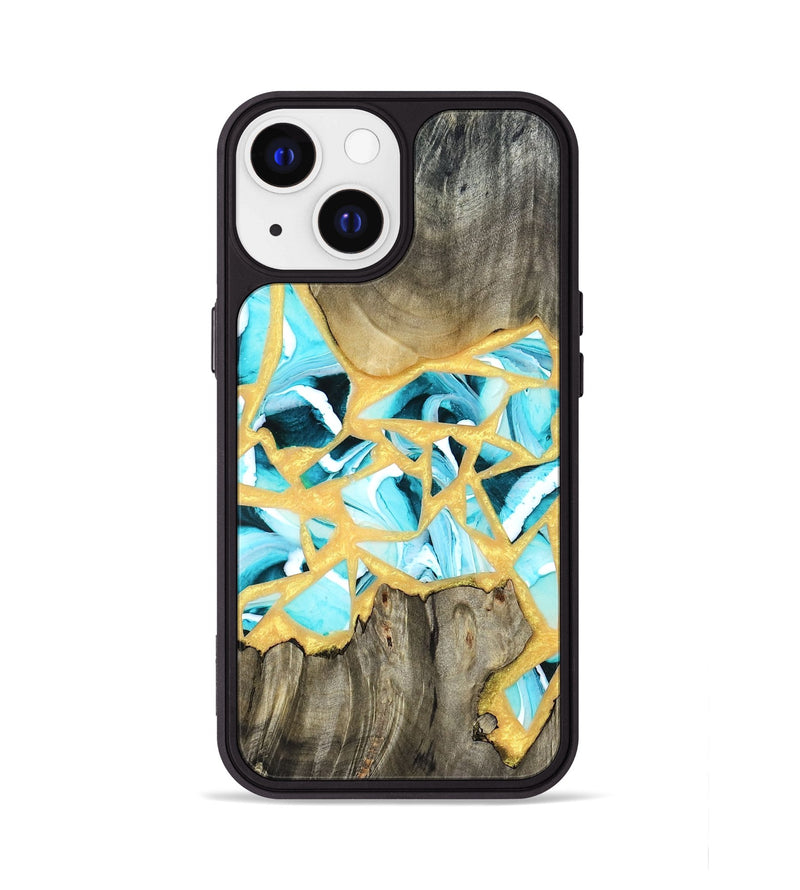 iPhone 13 Wood Phone Case - Lorine (Stained Glass, 821761)