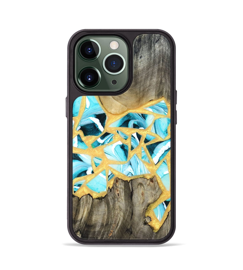 iPhone 13 Pro Wood Phone Case - Lorine (Stained Glass, 821761)