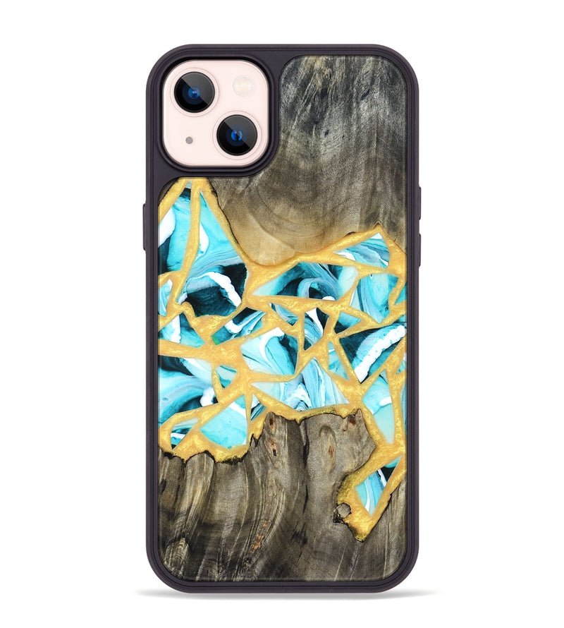 iPhone 14 Plus Wood Phone Case - Lorine (Stained Glass, 821761)