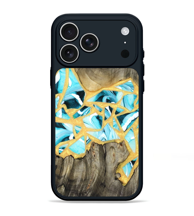 iPhone 17 Pro Max Wood Phone Case - Lorine (Stained Glass, 821761)