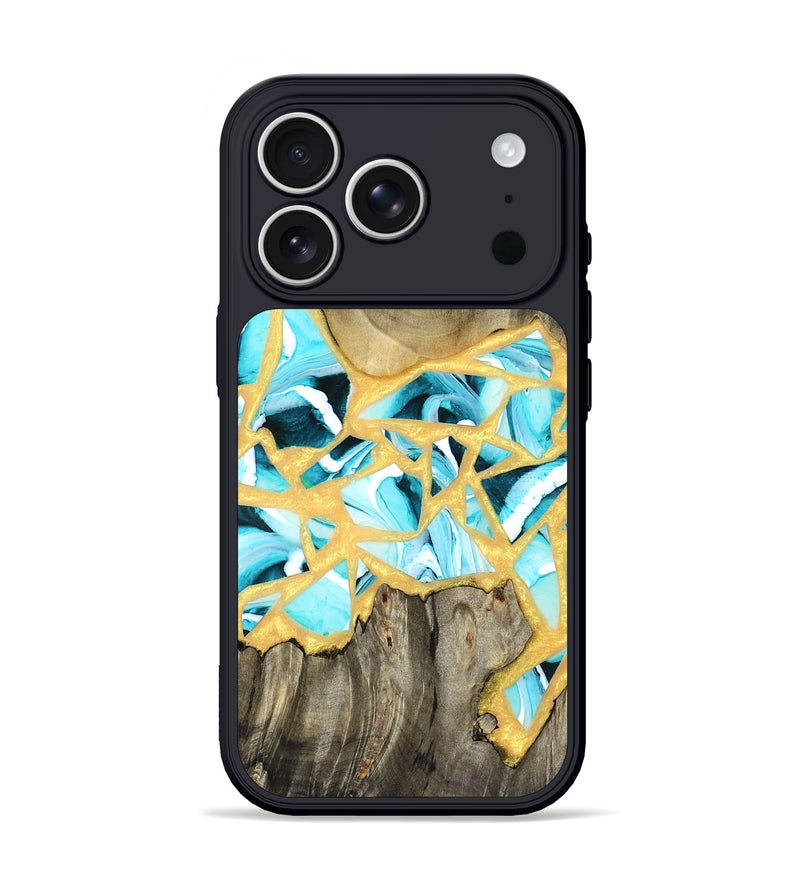 iPhone 17 Pro Wood Phone Case - Lorine (Stained Glass, 821761)