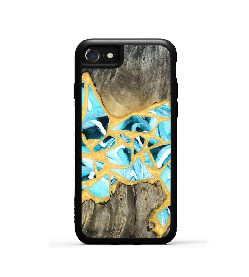 iPhone SE Wood Phone Case - Lorine (Stained Glass, 821761)