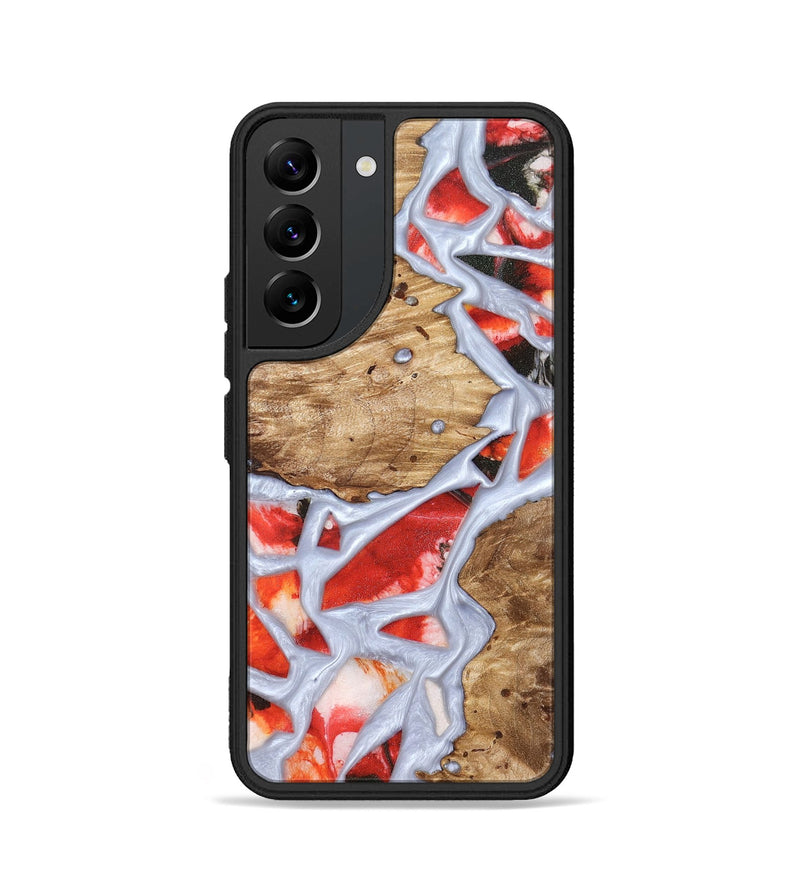 Galaxy S22 Wood Phone Case - Shavon (Stained Glass, 821763)