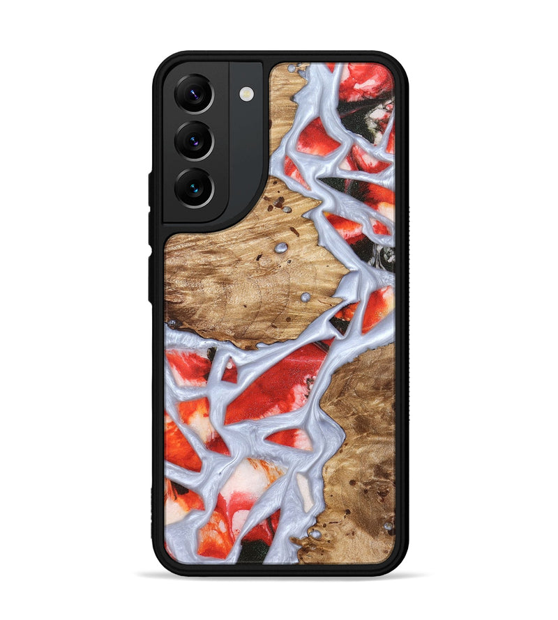 Galaxy S22 Plus Wood Phone Case - Shavon (Stained Glass, 821763)