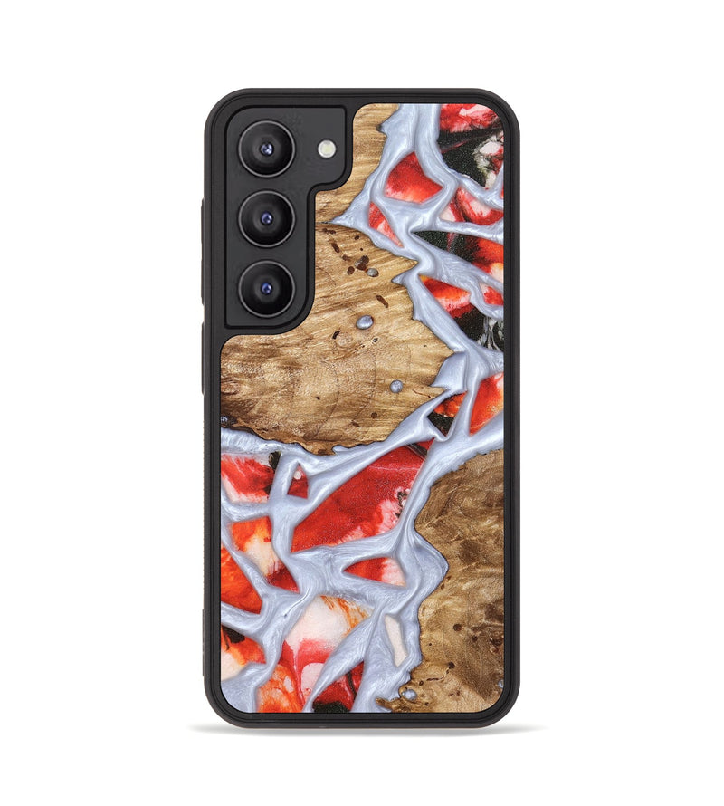 Galaxy S23 Wood Phone Case - Shavon (Stained Glass, 821763)