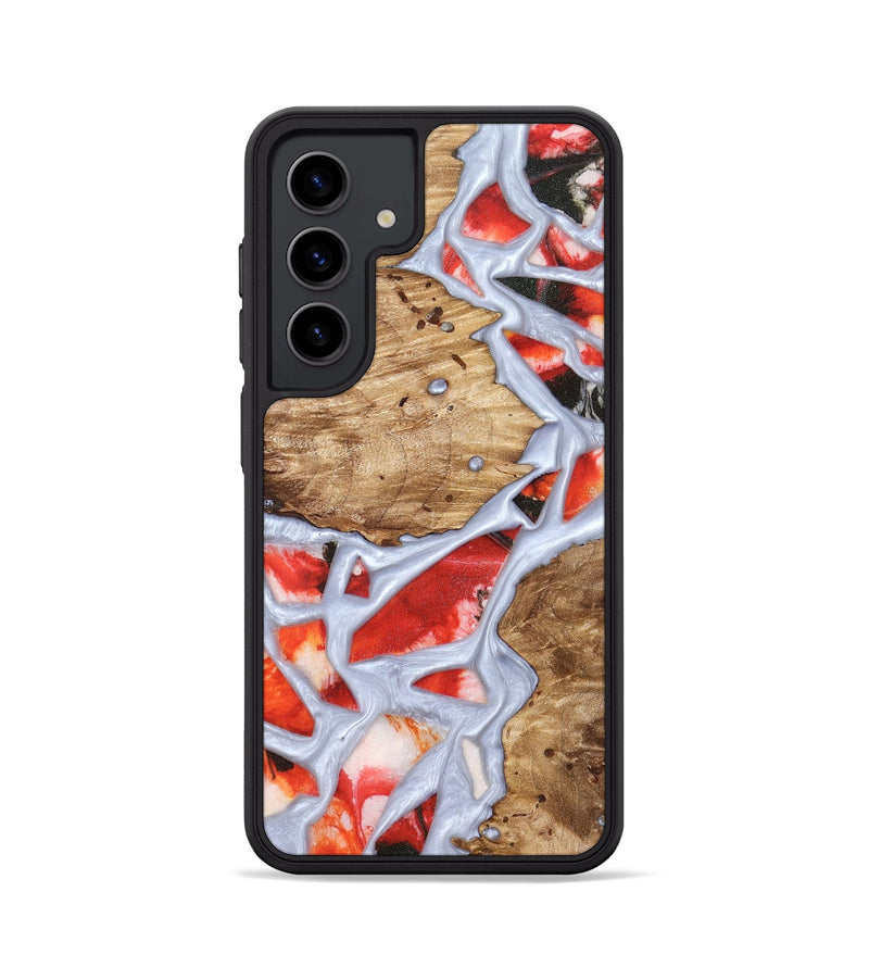 Galaxy S24 Wood Phone Case - Shavon (Stained Glass, 821763)