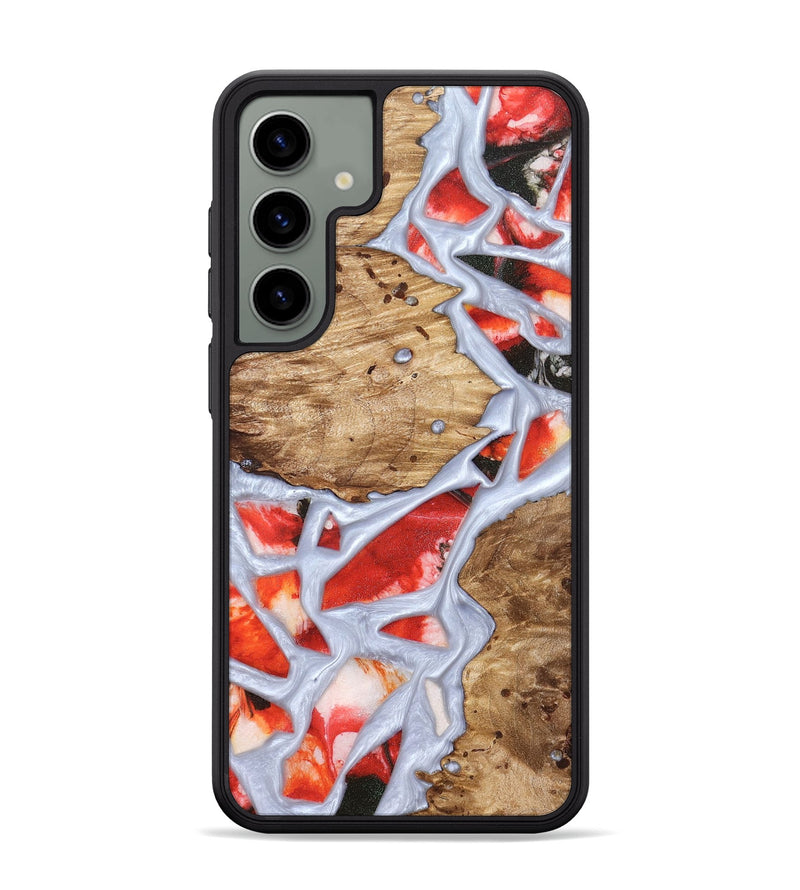 Galaxy S24 Plus Wood Phone Case - Shavon (Stained Glass, 821763)