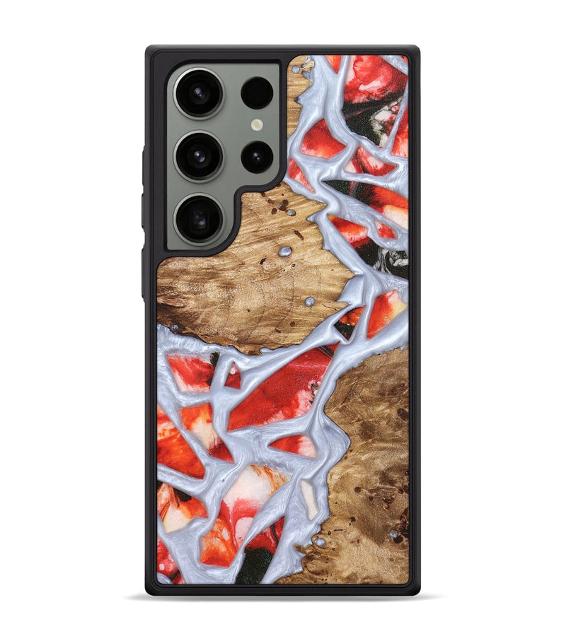 Galaxy S24 Ultra Wood Phone Case - Shavon (Stained Glass, 821763)
