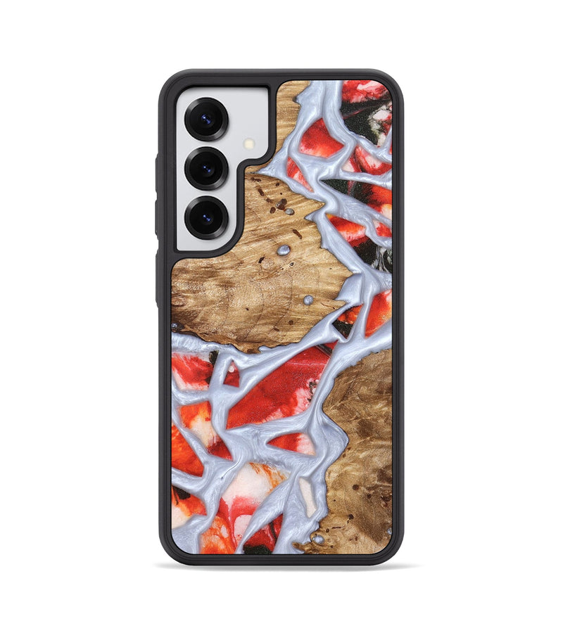 Galaxy S25 Wood Phone Case - Shavon (Stained Glass, 821763)