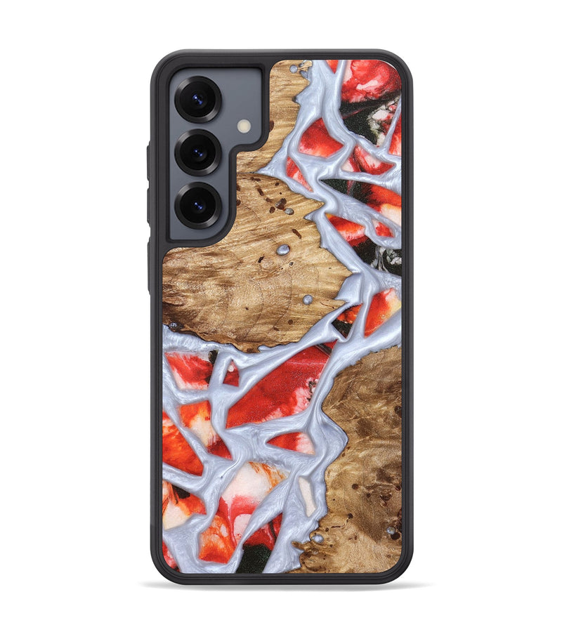 Galaxy S25 Plus Wood Phone Case - Shavon (Stained Glass, 821763)
