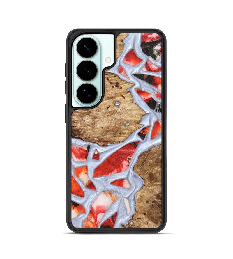 Galaxy S26 Wood Phone Case - Shavon (Stained Glass, 821763)