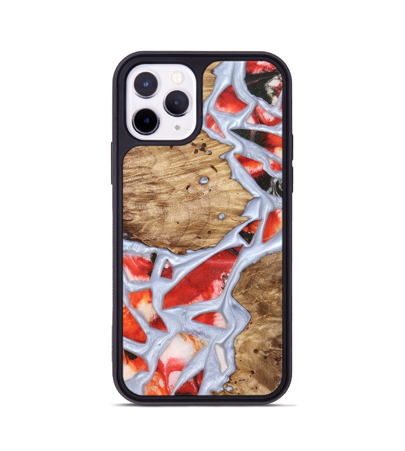 iPhone 11 Pro Wood Phone Case - Shavon (Stained Glass, 821763)